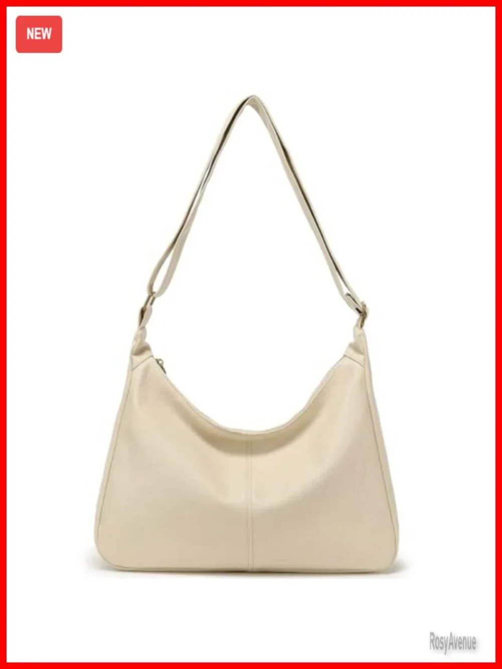 Ultra-Soft Vegan Leather Slouchy Hobo Bag Women Shoulder Tote